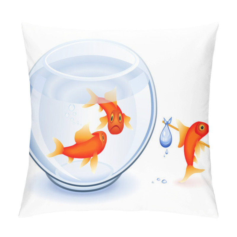 Personality  Goldfish Emancipation Pillow Covers