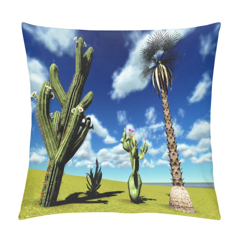 Personality  Saguaro Cactus Pillow Covers