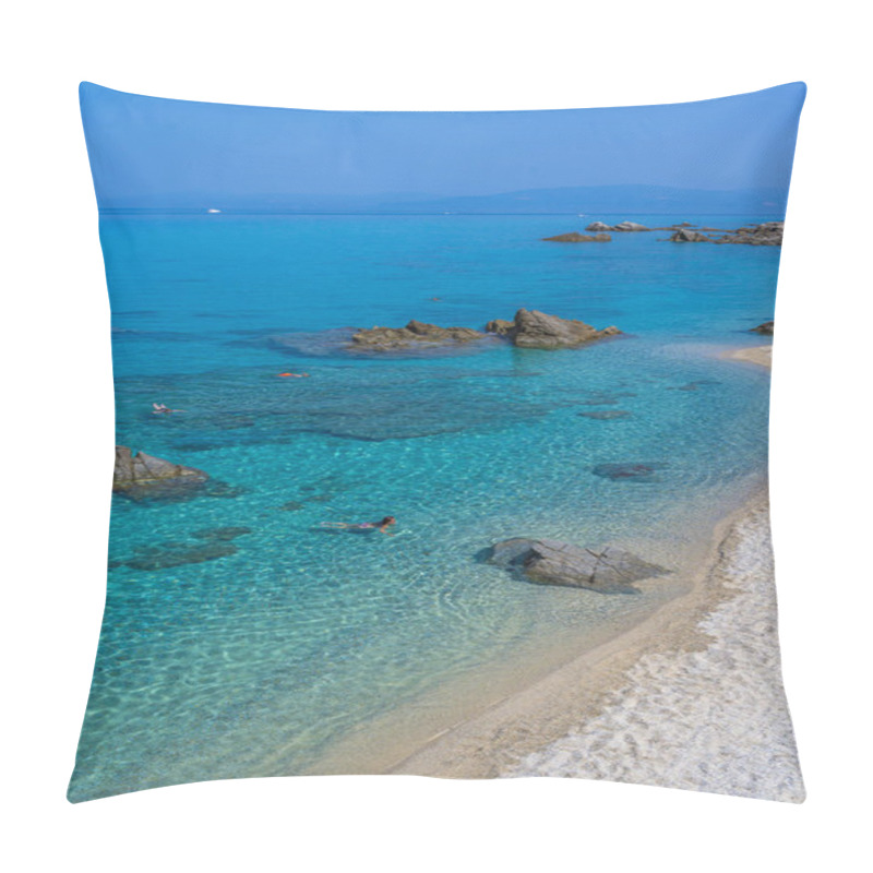 Personality  Marinella Di Zambrone - Paradise White Beach In Calabria At Beautiful Coast - Close To  Tropea - Travel Destination In Italy Pillow Covers