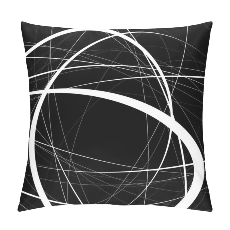 Personality  Geometric Abstract Lines Background Pillow Covers