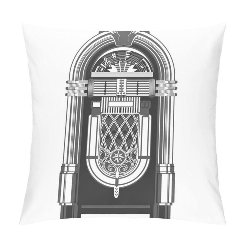 Personality  Jukebox - Automated Retro Music-playing Device Pillow Covers