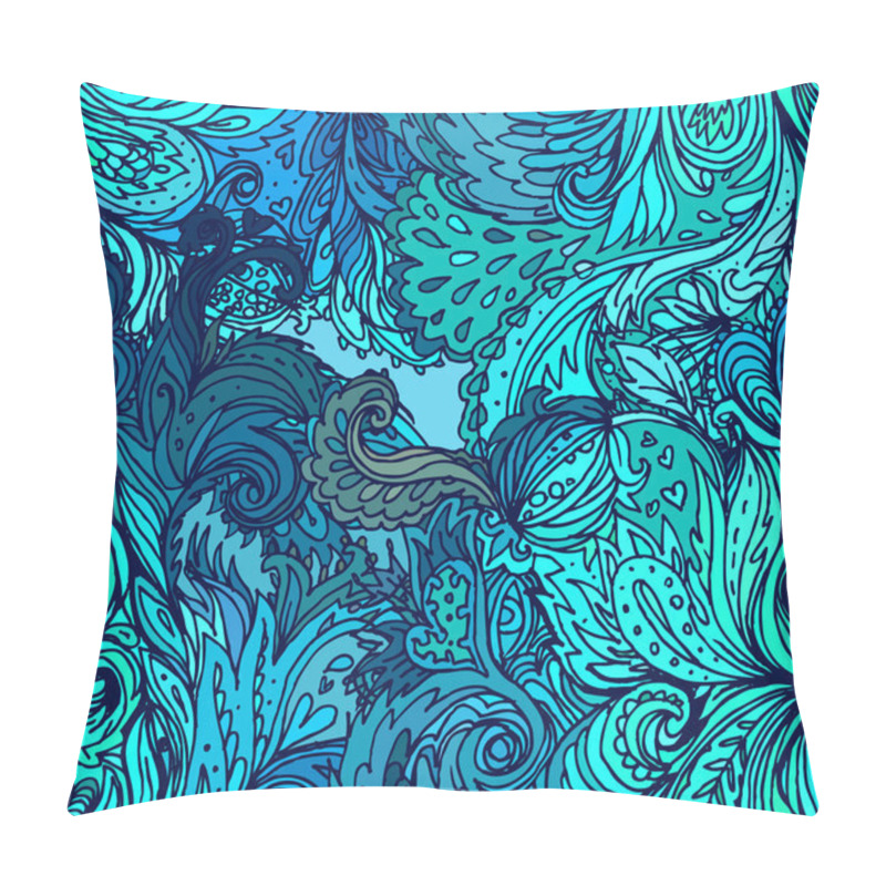 Personality  Floral Paisley Seamless Pattern Pillow Covers