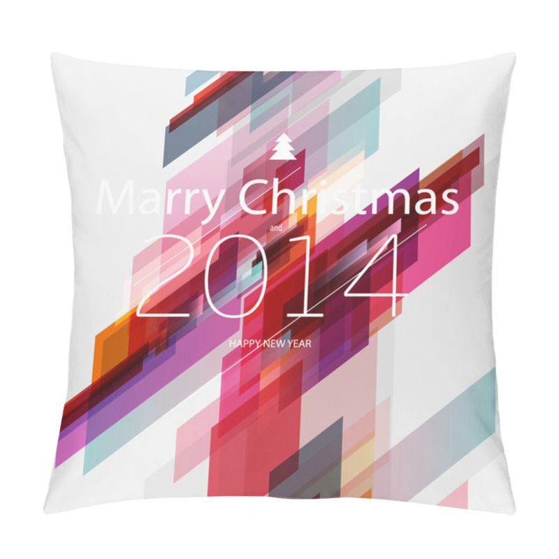 Personality  Christmas Greeting Card Pillow Covers