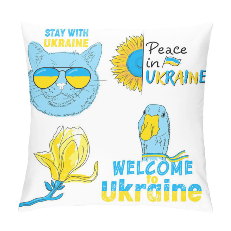 Personality  Plants And Animals Of Ukraine Symbol National Pillow Covers