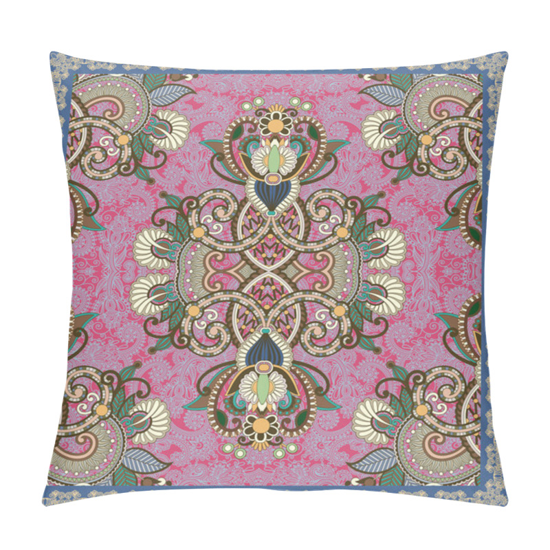 Personality  Ukrainian Oriental Floral Ornamental Carpet Design Pillow Covers