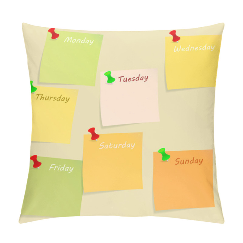 Personality  Week Days Pillow Covers