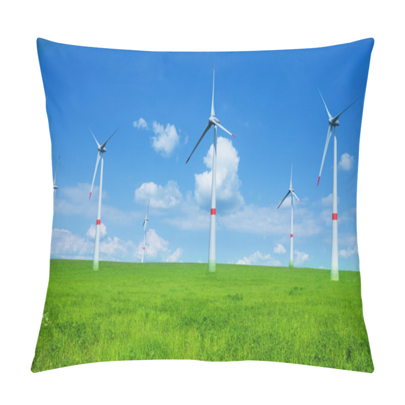 Personality  Wind Power Electricity Turbines Pillow Covers