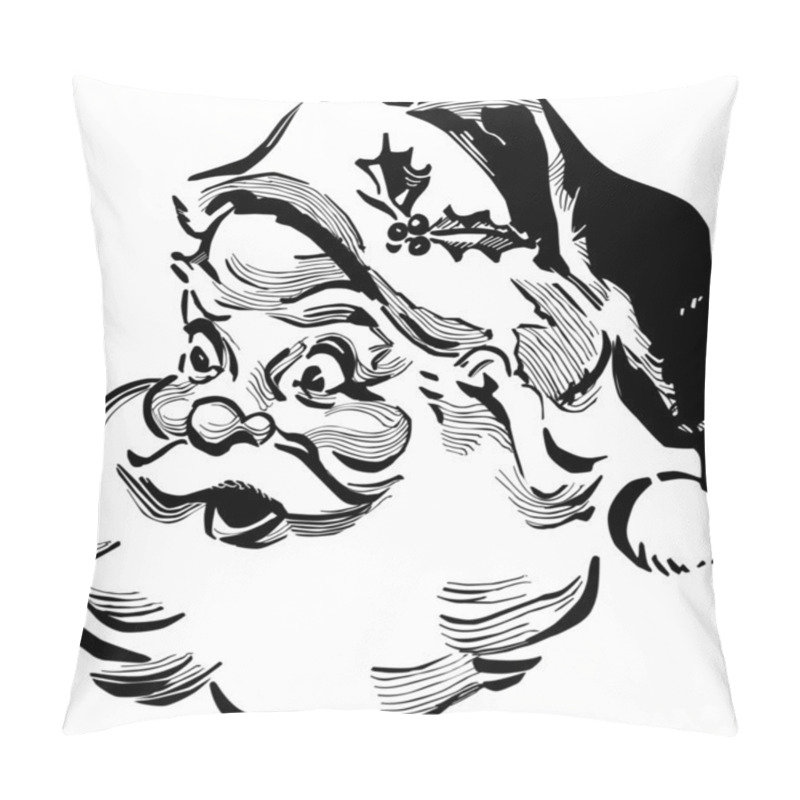 Personality  Retro Santa Pillow Covers