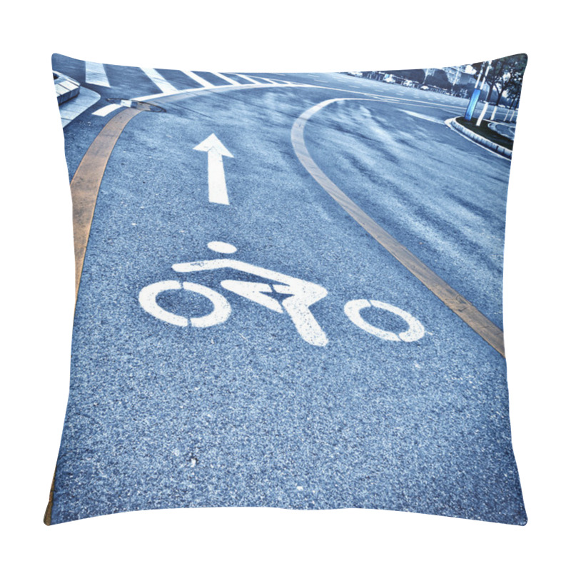 Personality  Bicycle Path Pillow Covers