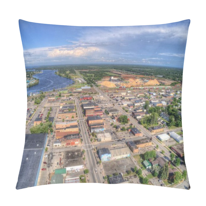 Personality  International Falls Is A Town On The International Border With Canada Pillow Covers