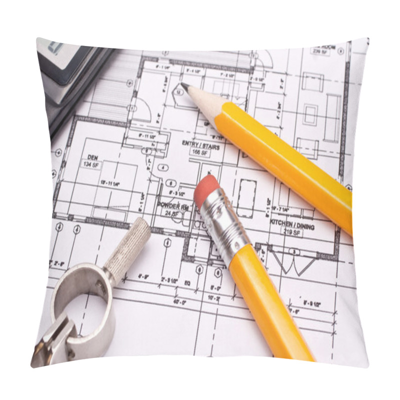 Personality  Engineering And Architecture Drawings Pillow Covers