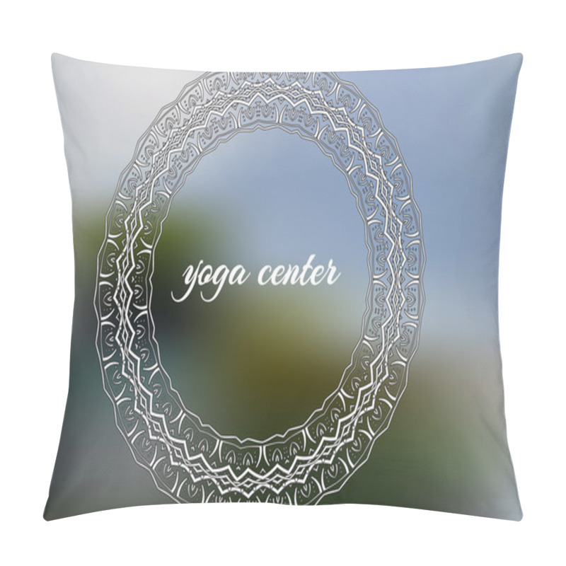 Personality  Logo For Yoga Studio.Yoga Logo Pillow Covers