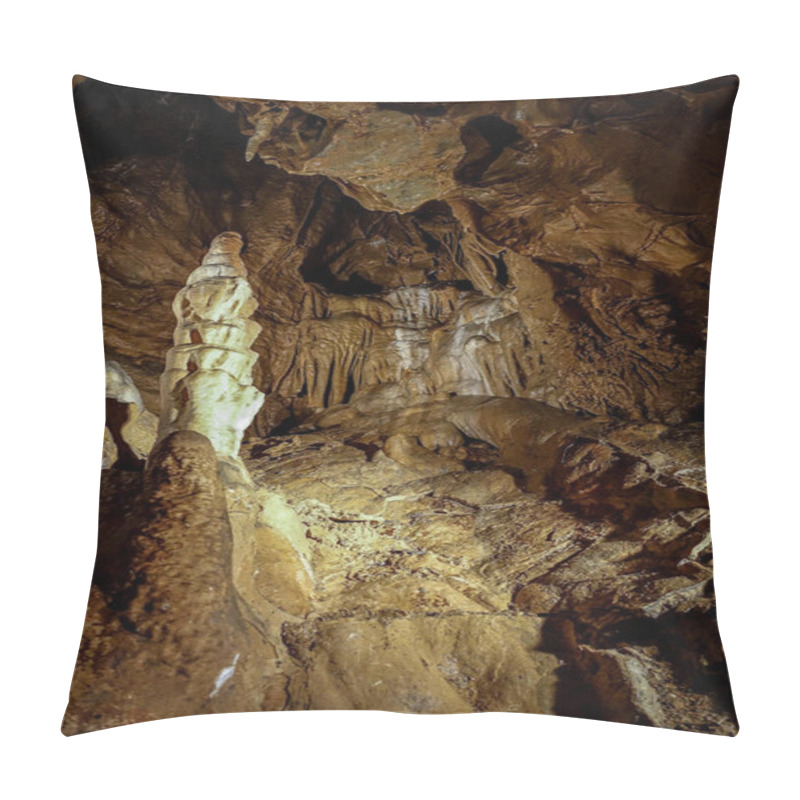 Personality  Fantastic Stalactite Caves And Wall Relief. Pillow Covers