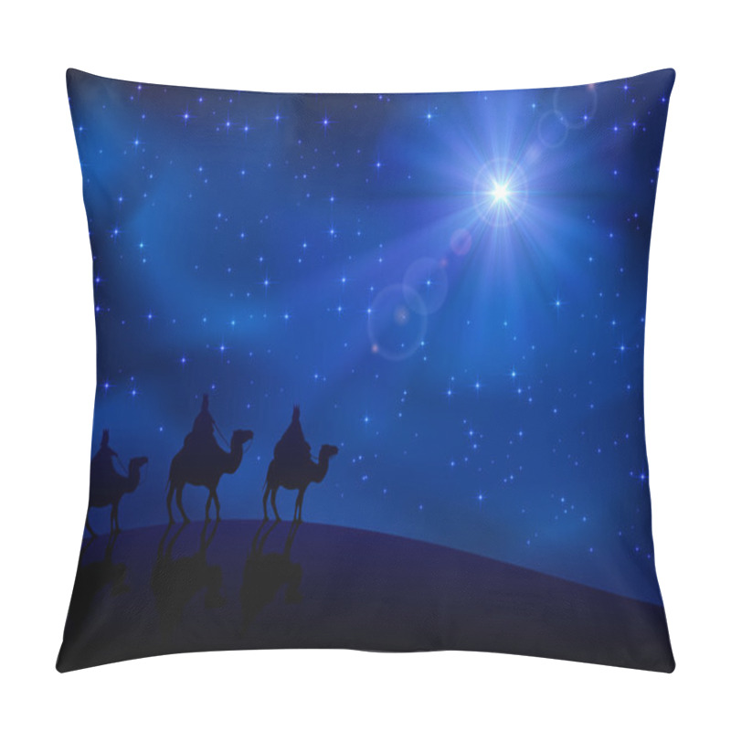 Personality  Three Wise Men And Star Pillow Covers