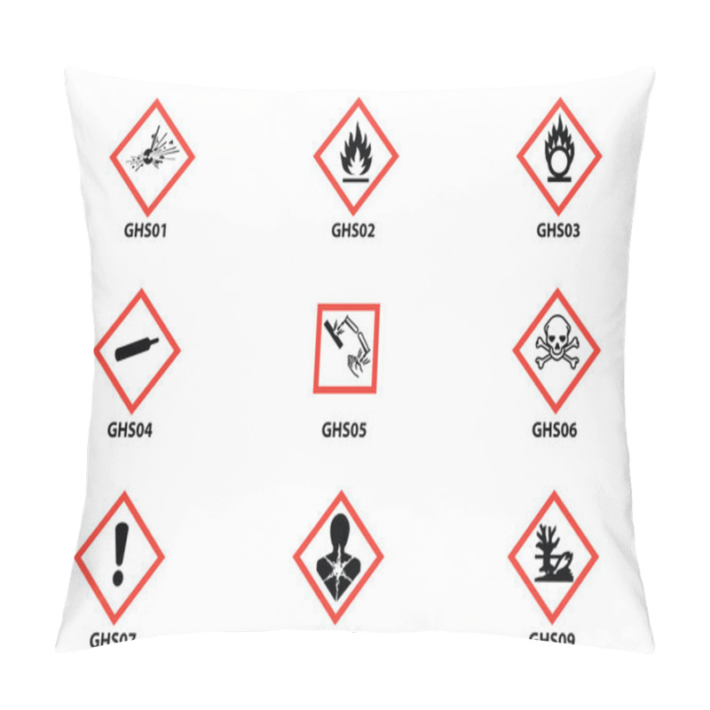 Personality  WARNING SIGNS Pillow Covers