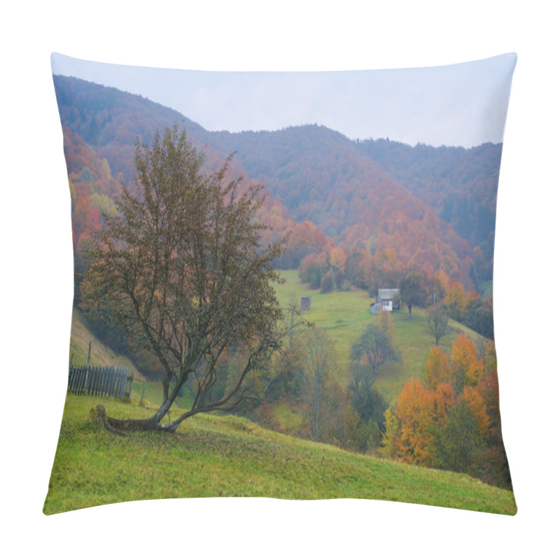 Personality  Autumn In The Village Pillow Covers