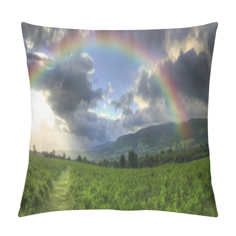 Personality  Stunning Summer Sunset Across Countryside Landscape With Dramati Pillow Covers