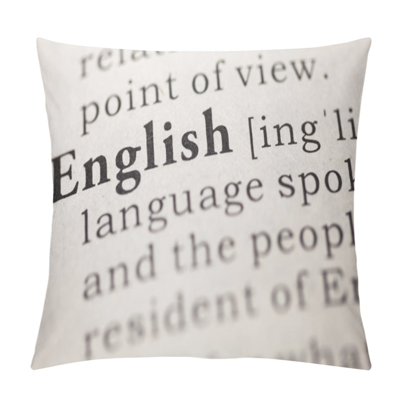 Personality  English Pillow Covers