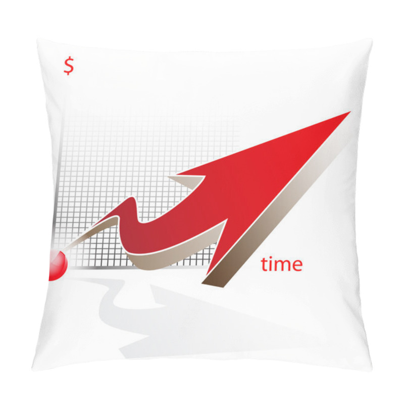 Personality  Modern 3d Vector Graph Icon Pillow Covers