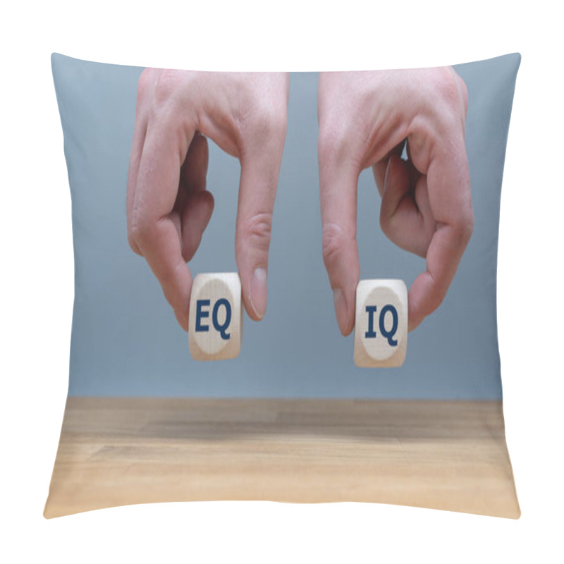 Personality  Symbol Of The Balance Between Emotional Intelligence And The Int Pillow Covers