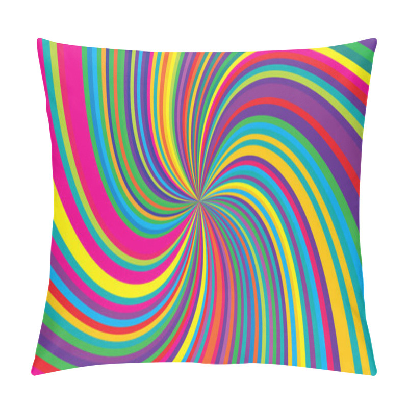 Personality  Swirling Radial Background Helix Rotation Rays Helix Pattern Sun Light Beams Pillow Covers