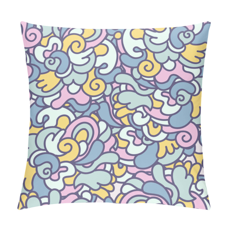 Personality  Doodle Funky Background Pillow Covers