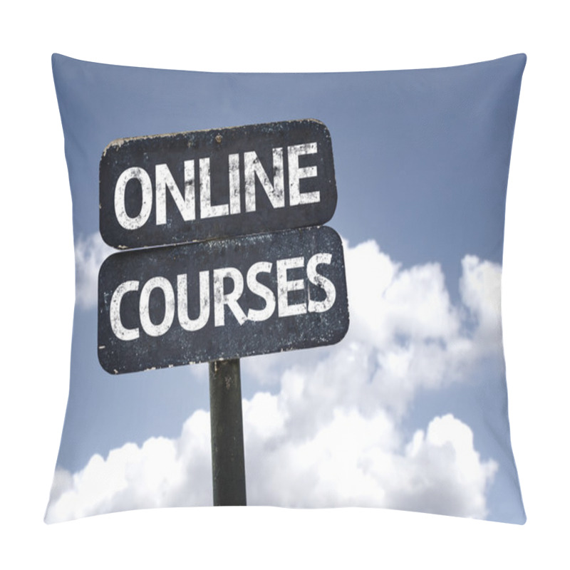 Personality  Online Courses Sign Pillow Covers