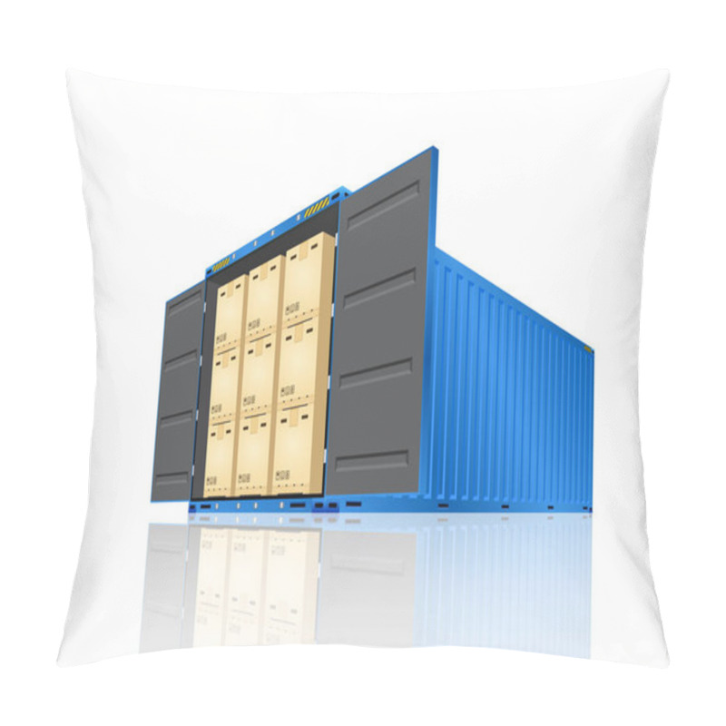 Personality  Cargo Container Vector Pillow Covers