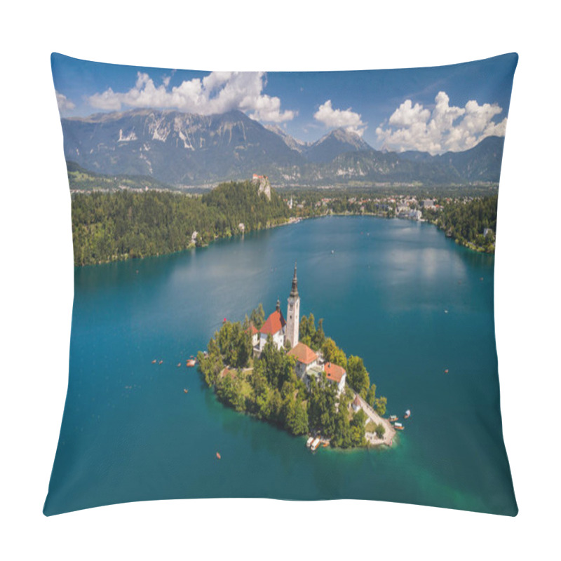 Personality  Church Of The Assumption, Bled, Slovenia Pillow Covers