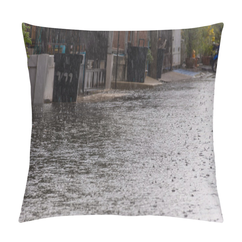 Personality  Water Flood Village Pillow Covers