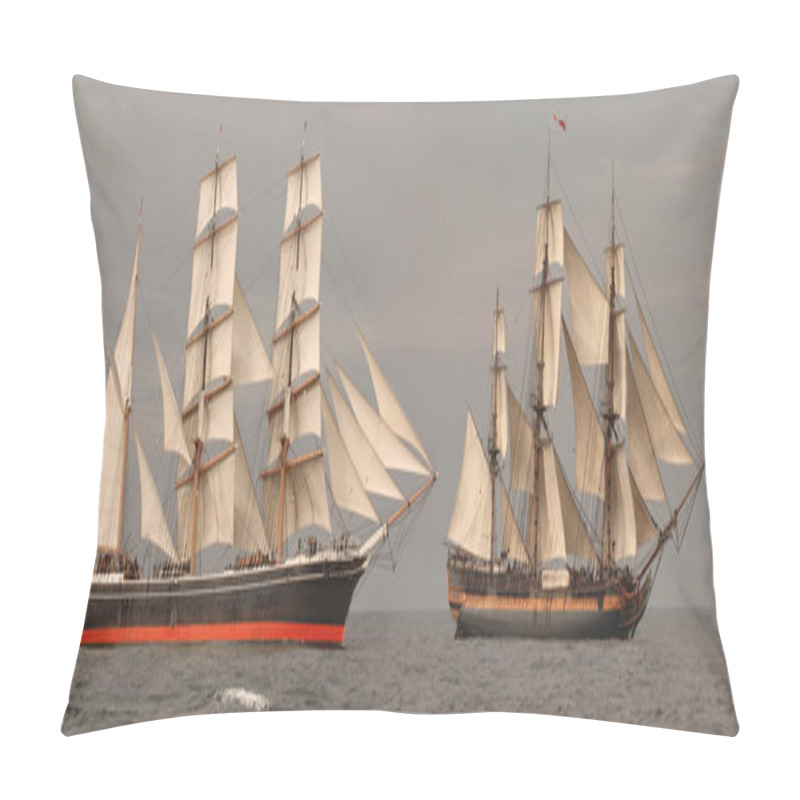 Personality  Tall Ships Profile Pillow Covers