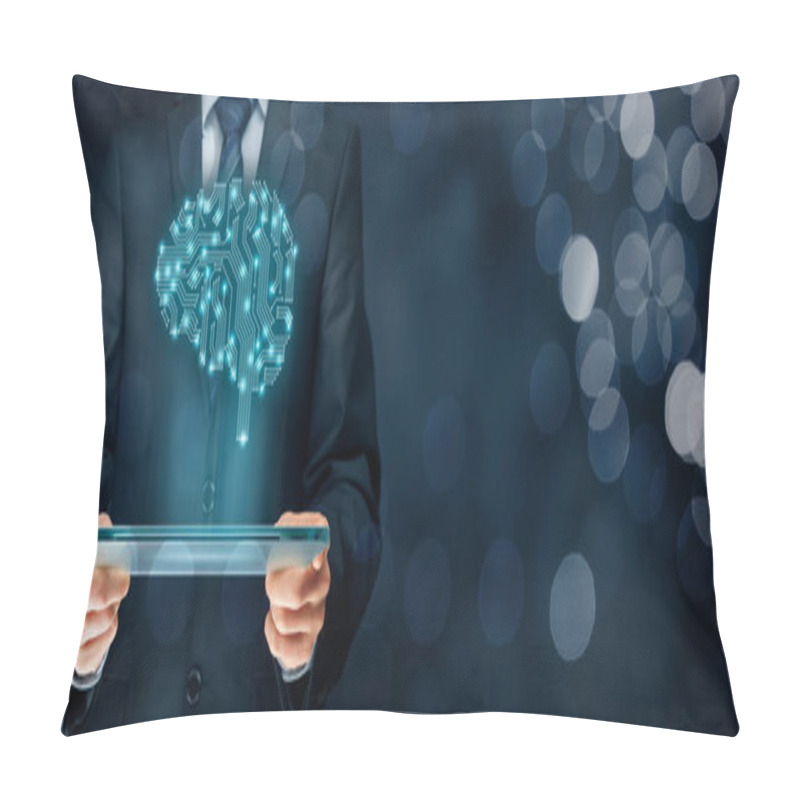 Personality  Artificial Intelligence Concept Pillow Covers