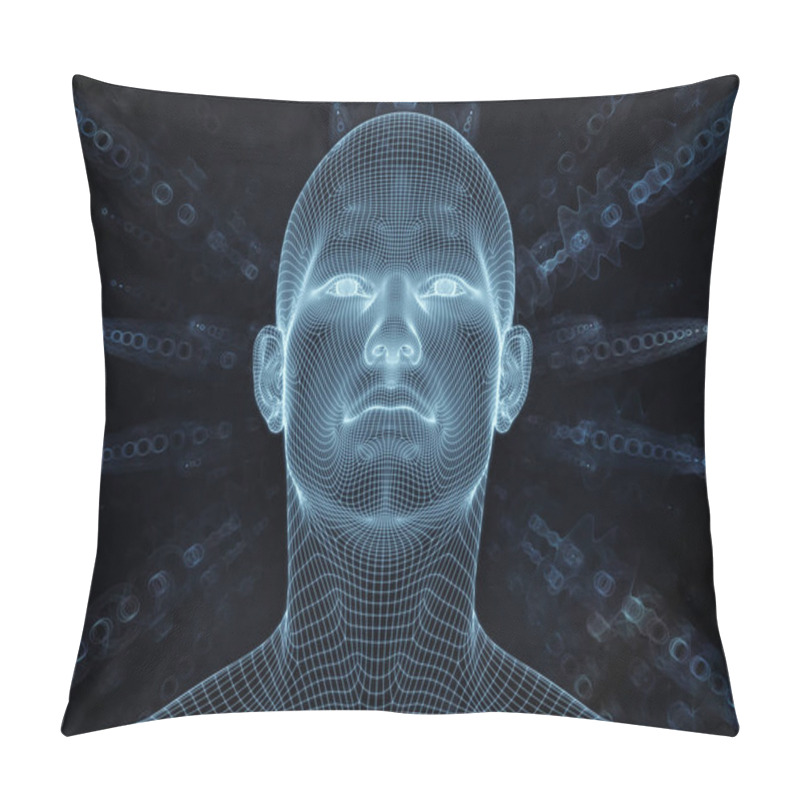 Personality  Realms Of Digital Identity Pillow Covers