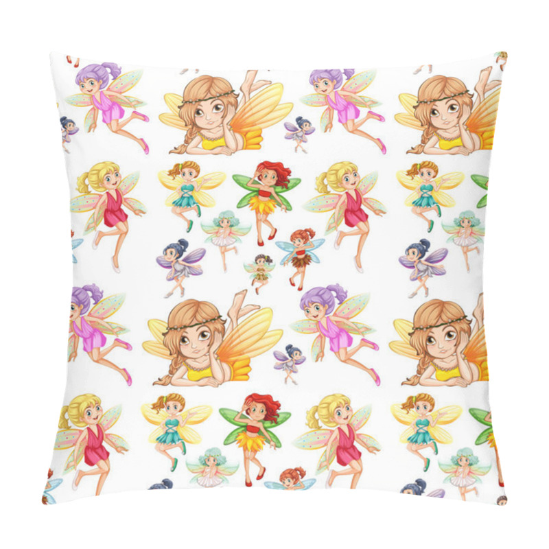 Personality  Seamless Fairies Pillow Covers