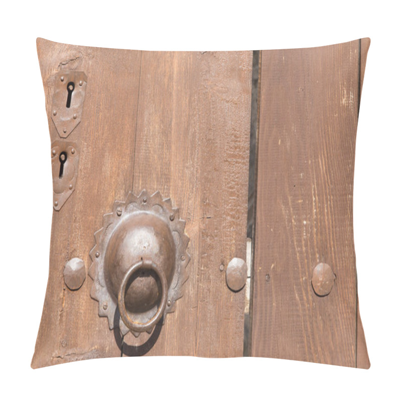 Personality  Door Knocker And Lock Pillow Covers