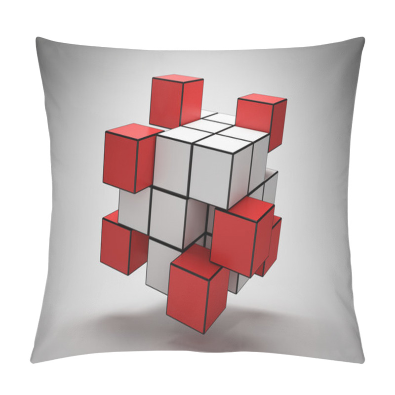 Personality  Design Of Abstract Cubes Pillow Covers