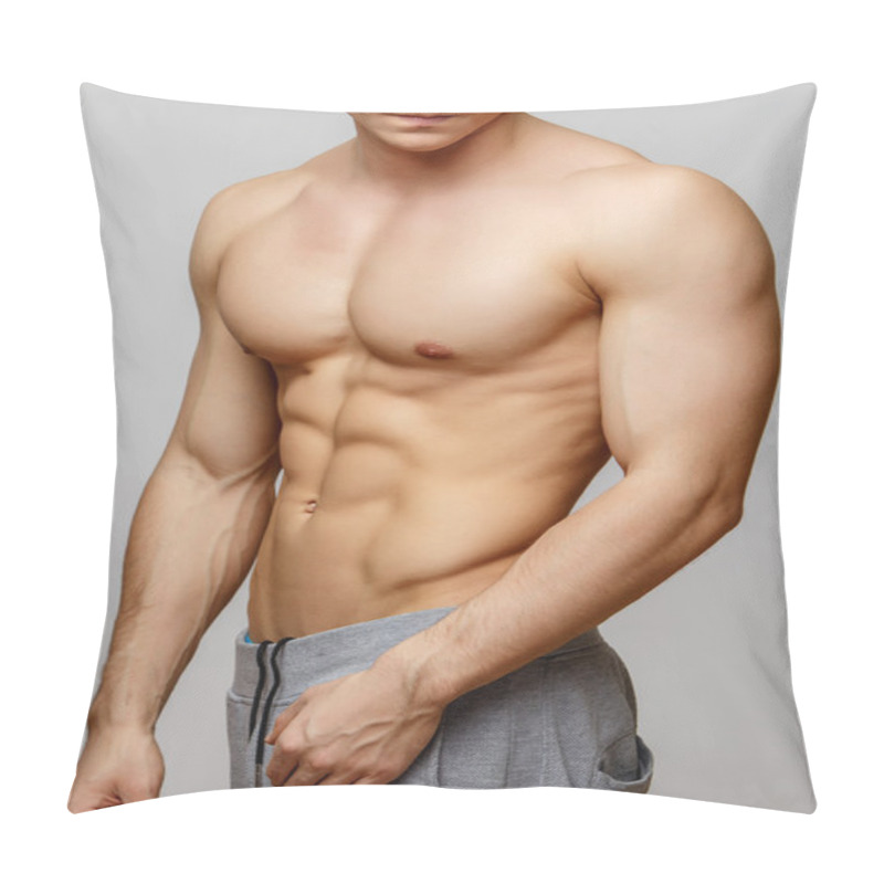 Personality  Handsome Young Mans Torso Pillow Covers