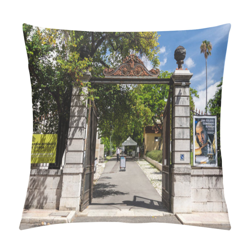 Personality  Tropical Botanical Garden In Central Lisbon, Portugal Pillow Covers