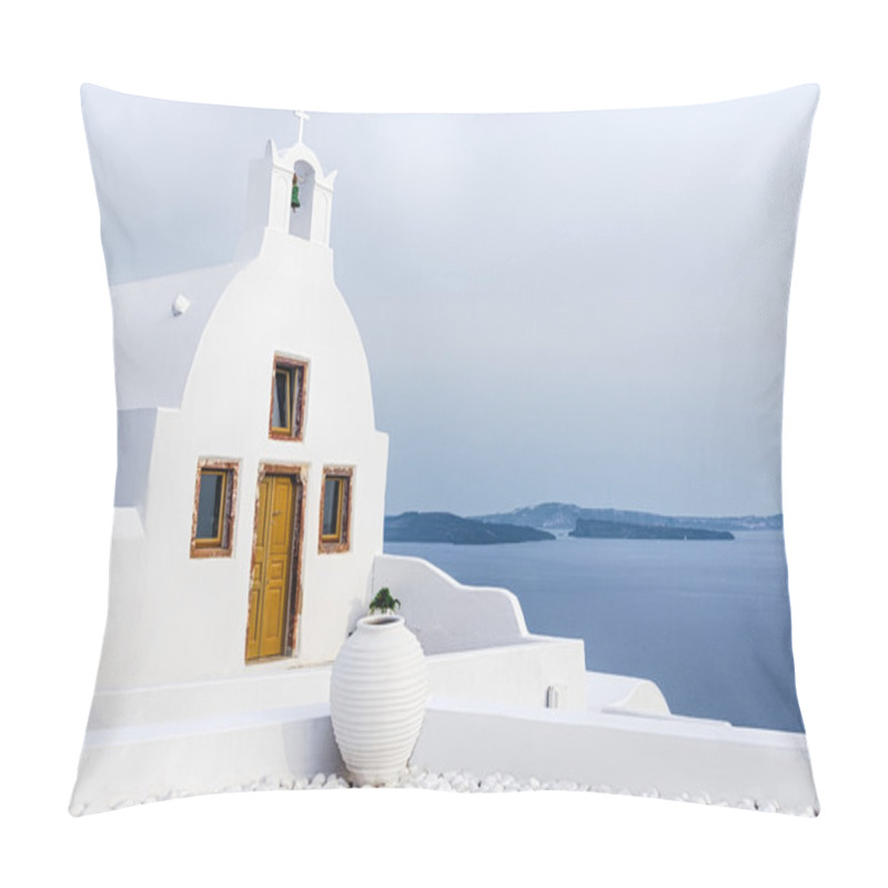 Personality  Church In Oia, Santorini  Pillow Covers