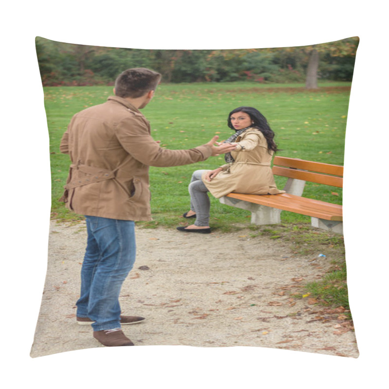 Personality  Couple Arguing Pillow Covers