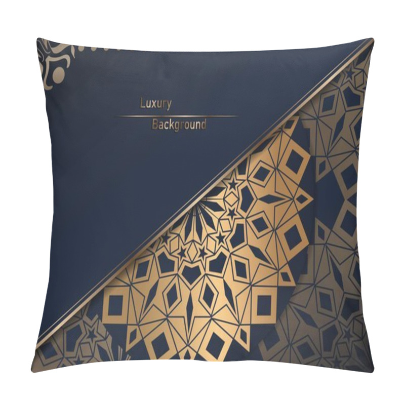 Personality  Luxury Mandala Background With Golden Arabesque Pattern, Ornamental Background . Wedding Card, Cover. Pillow Covers