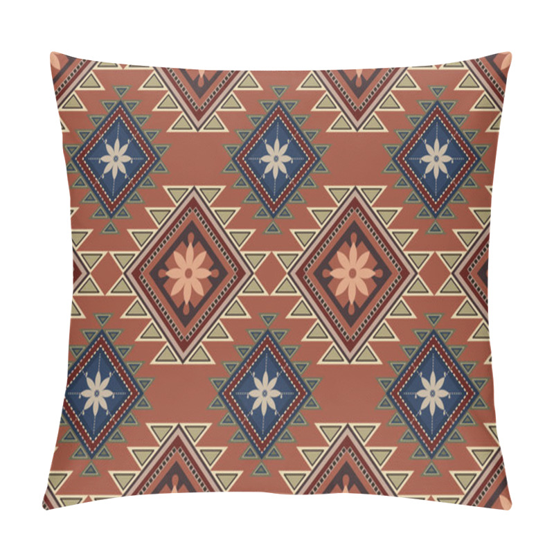 Personality  Navajo Tribal Vector Seamless Pattern. Native American Ornament. Ethnic South Western Decor Style. Boho Geometric Ornament. Vector Seamless Pattern. Mexican Blanket, Rug. Woven Carpet Illustration. Pillow Covers