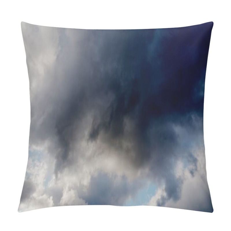 Personality  Light In The Dark And Dramatic Storm Clouds Background. Pillow Covers