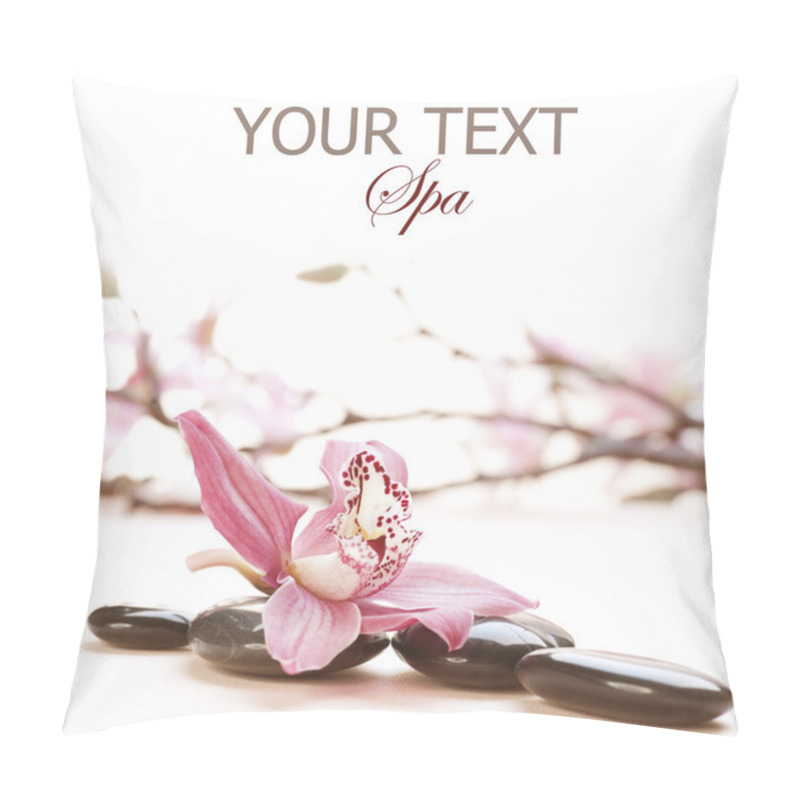 Personality  Spa Border Over White Pillow Covers