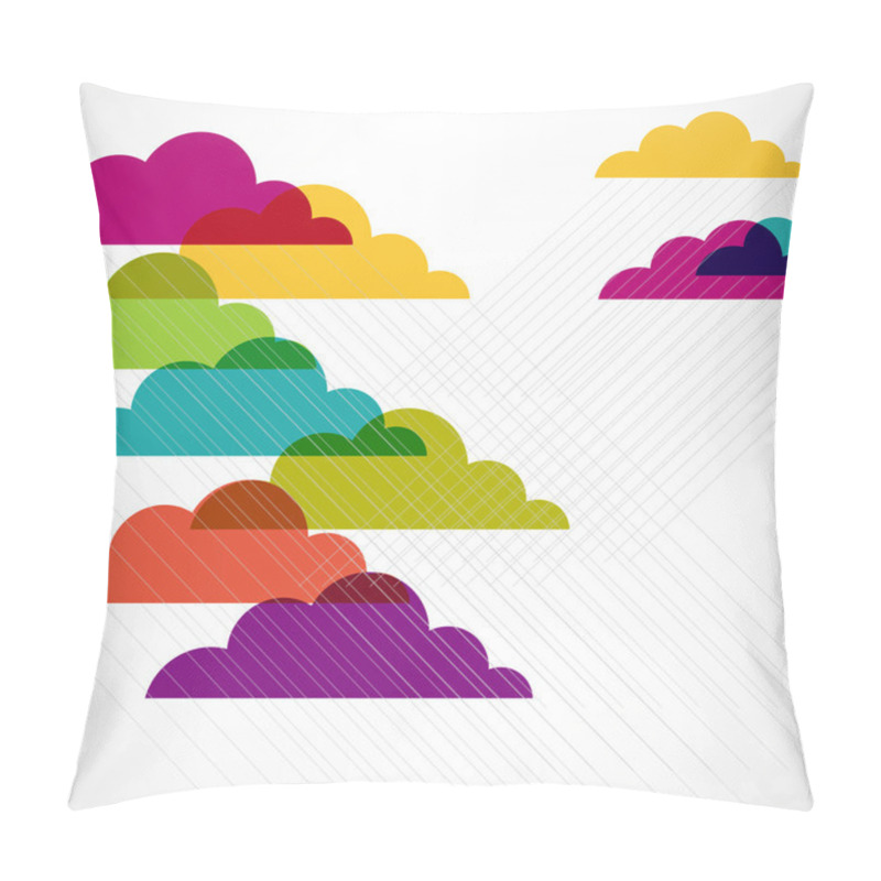 Personality  Rain. Pillow Covers