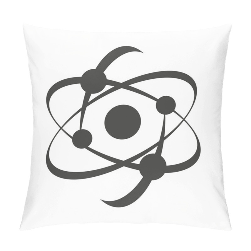 Personality  Molecular Structure Icon Design Pillow Covers