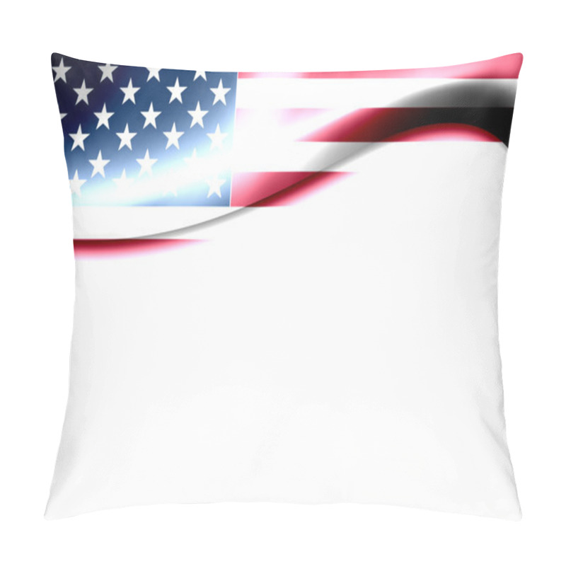 Personality  Usa Flag Pillow Covers