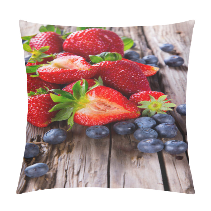 Personality  Fresh Fruits On Wood Pillow Covers