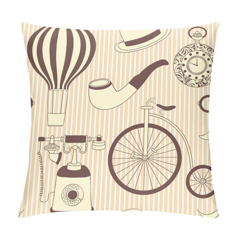 Personality  Retro Objects Pillow Covers