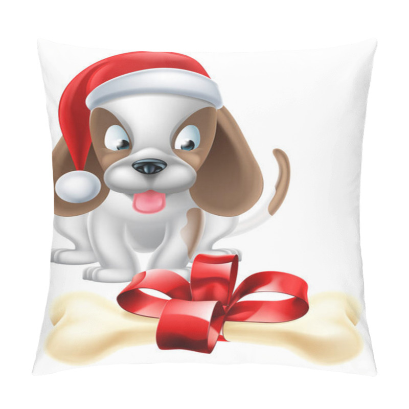 Personality  Christmas Cartoon Dog Pillow Covers